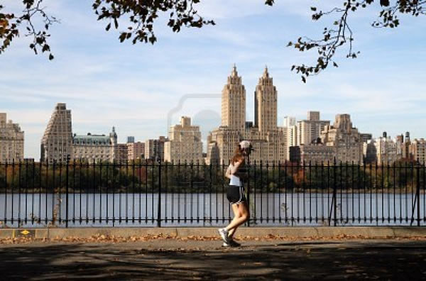Central Park reservoir